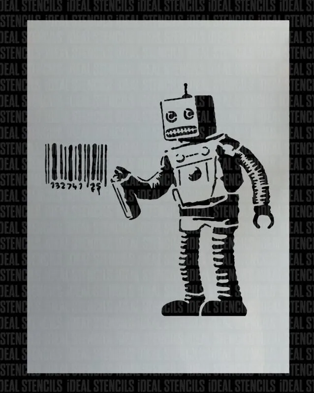 Banksy Robot Stencil