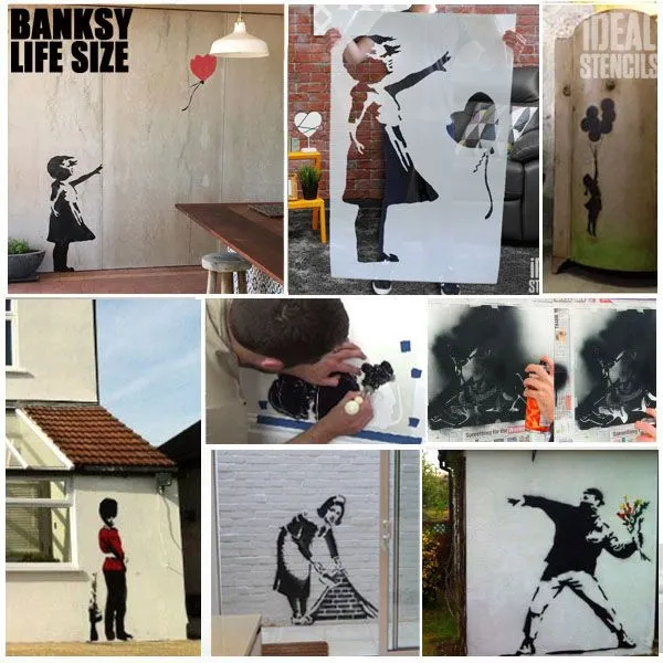 Banksy Robot Stencil