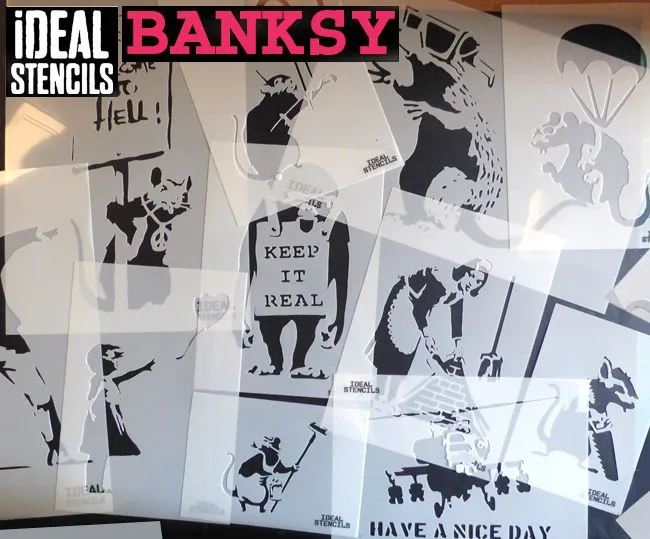 Banksy Robot Stencil