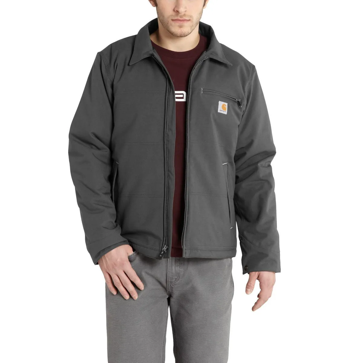 Carhartt Men's Charcoal Quick Duck Livingston Jacket