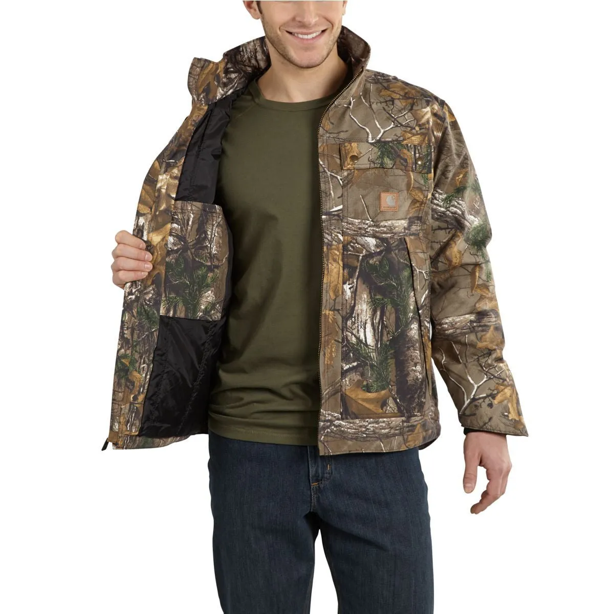 Carhartt Men's Realtree Xtra Quick Duck Camo Traditional Jacket