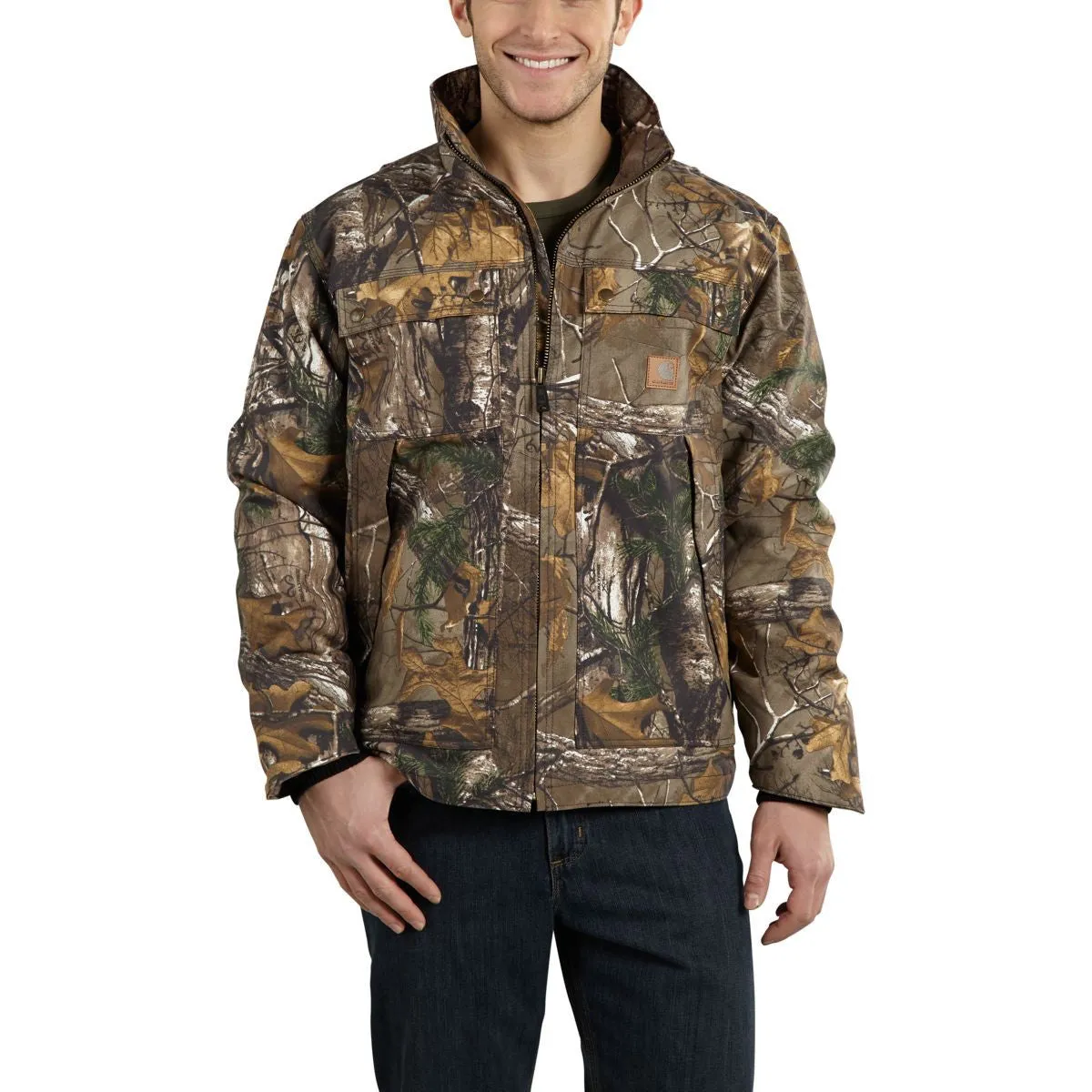 Carhartt Men's Realtree Xtra Quick Duck Camo Traditional Jacket