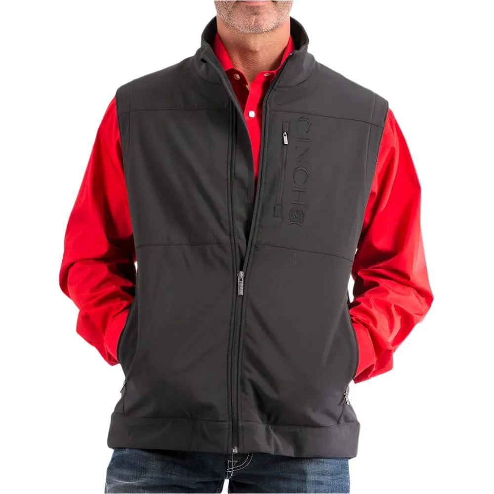 Cinch Mens Bonded Concealed Carry Vest - MWV1082001-BLK