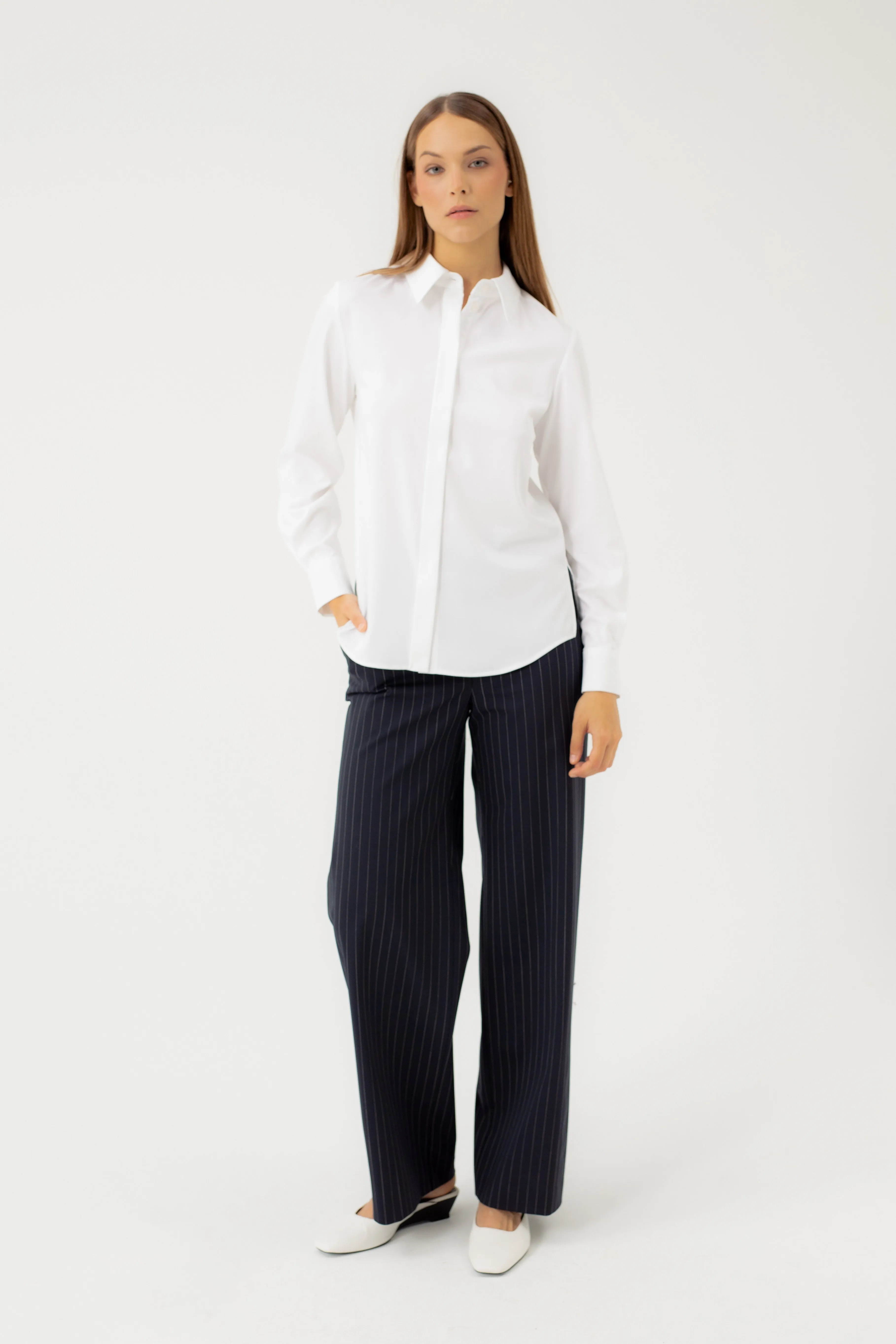 CLASSIC BAMBOO WHITE SHIRT