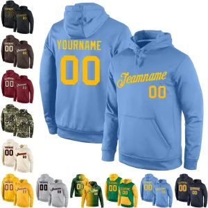 Custom Stitched Green Gold Cream Gradient Fashion Sports Pullover Sweatshirt Hoodie Unisex-adult Men Women Youth Kids