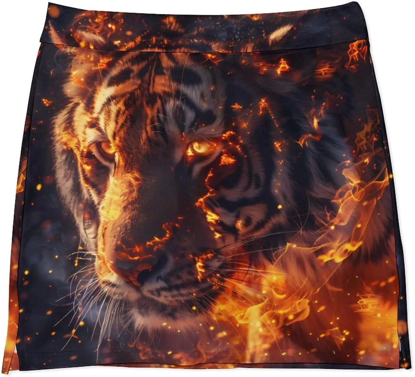 Fire Tiger Women's Skort Athletic Skirt Golf Skorts A-line Skirts with Built-in Shorts Pockets