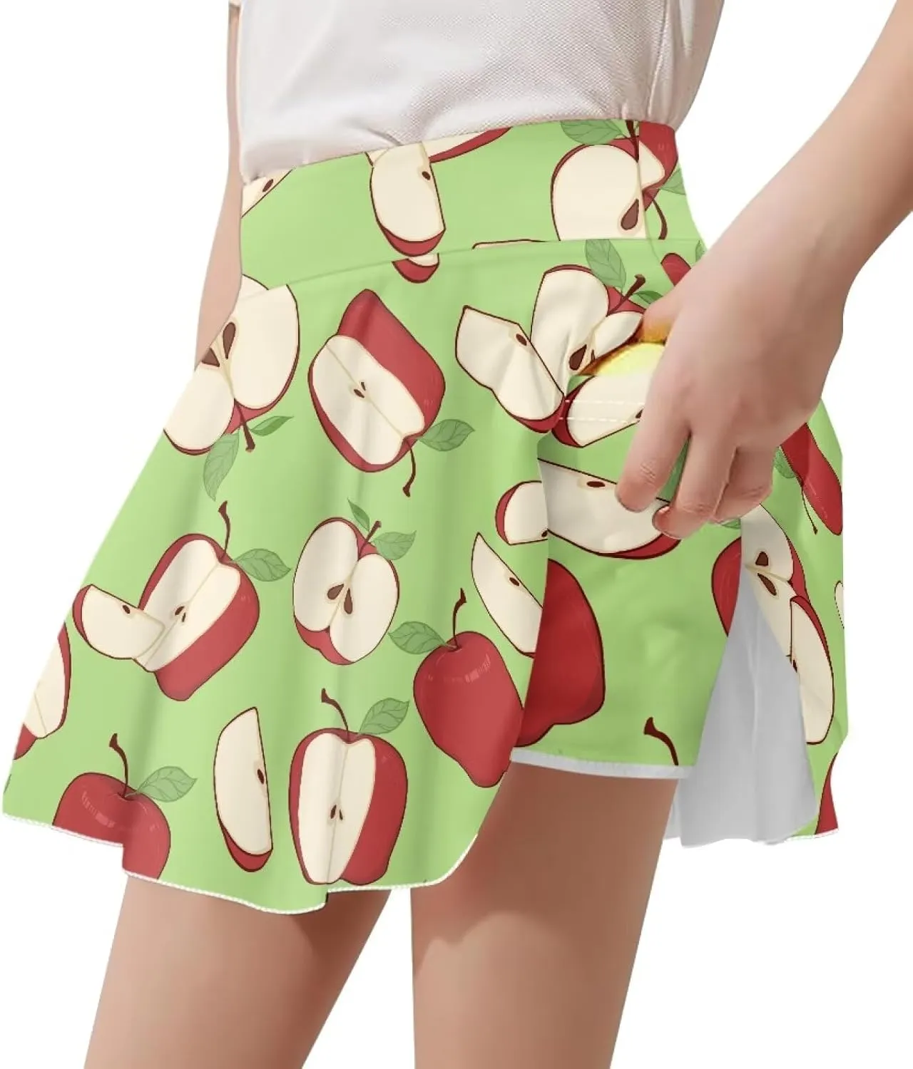 Girls Cute Skirts 1-in-2 Skorts Built in Shorts Lightweight Playwear Size 5-14