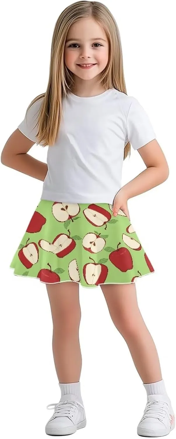 Girls Cute Skirts 1-in-2 Skorts Built in Shorts Lightweight Playwear Size 5-14