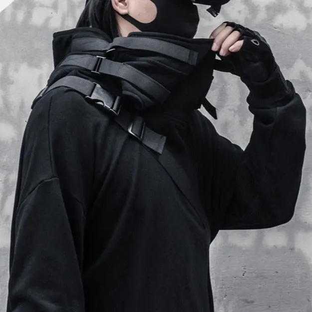 Harajuku Hoodie Autumn Hip Hop Streetwear Fish Mouth Hoodies Sweatshirts Cotton Tops Pullovers Techwear