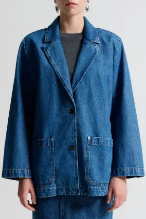 IVY-Brooke Boxy Blazer Wash Jaca