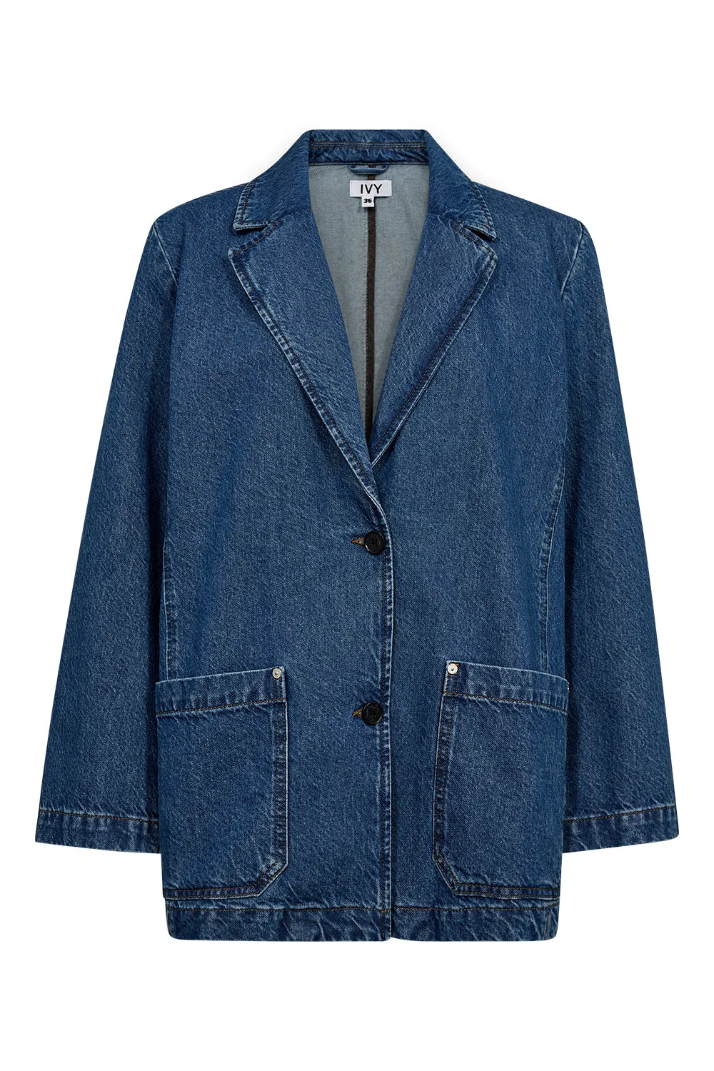 IVY-Brooke Boxy Blazer Wash Jaca