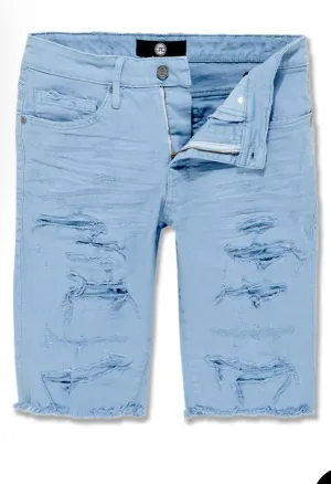 Jordan Craig Men's Ironbound Twill Shorts J3186sa-Sky blue