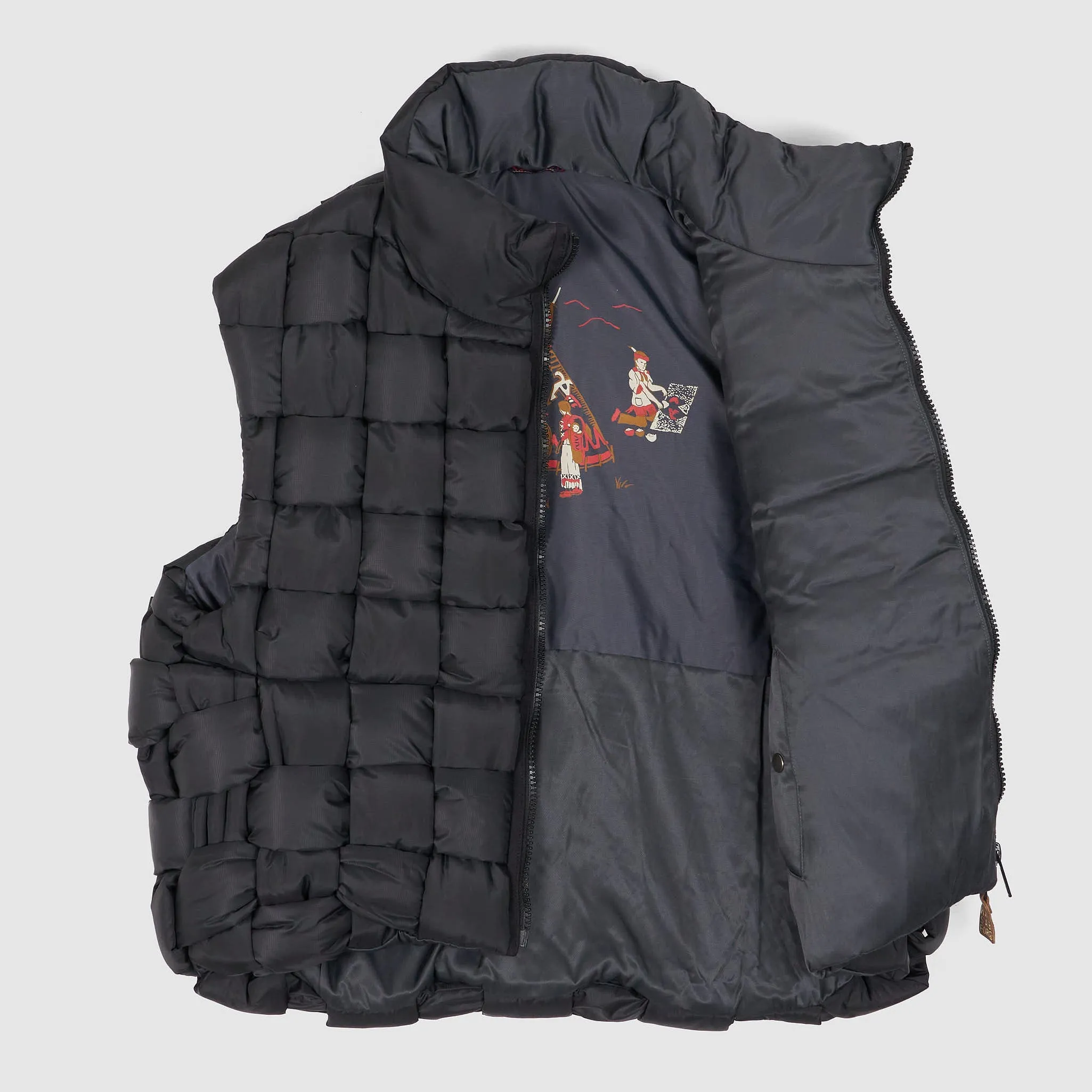 Kapital Bandana Reversible Print K-eel Weaving Vest