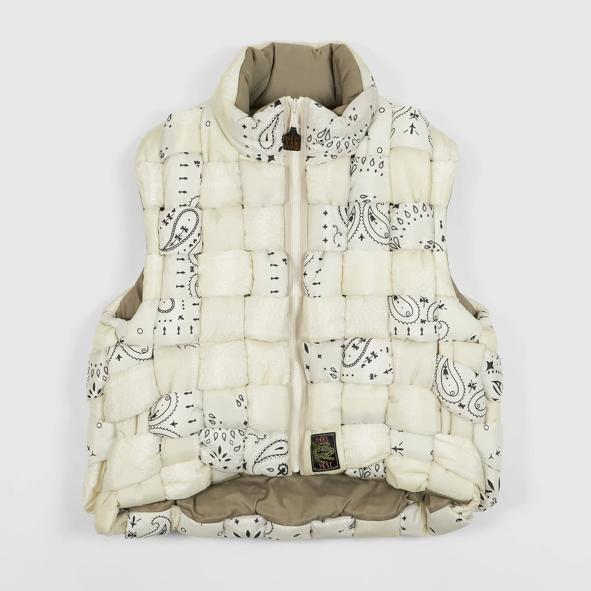 Kapital Bandana Reversible Print K-eel Weaving Vest