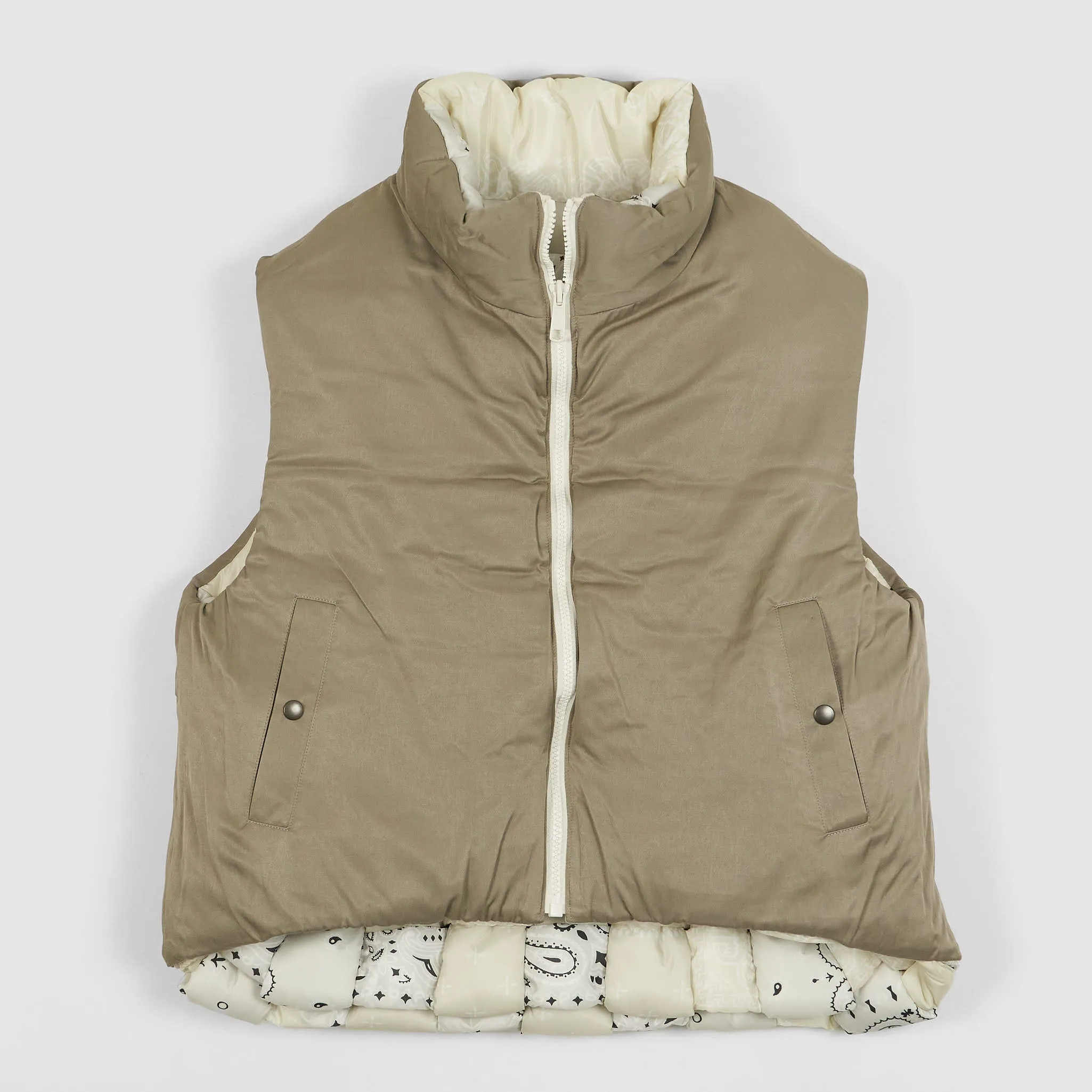 Kapital Bandana Reversible Print K-eel Weaving Vest