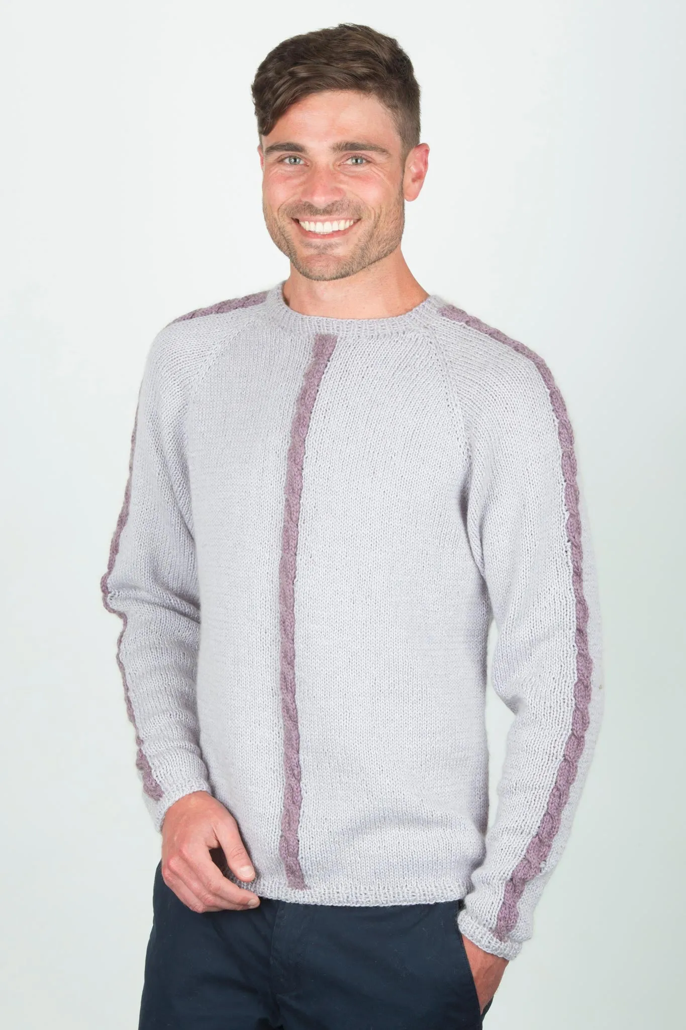 Kelly Mini-Cable Pullover Designer Knitting Pattern