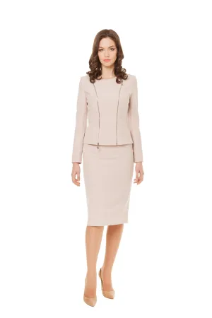 MADELEINE CREAM SKIRT