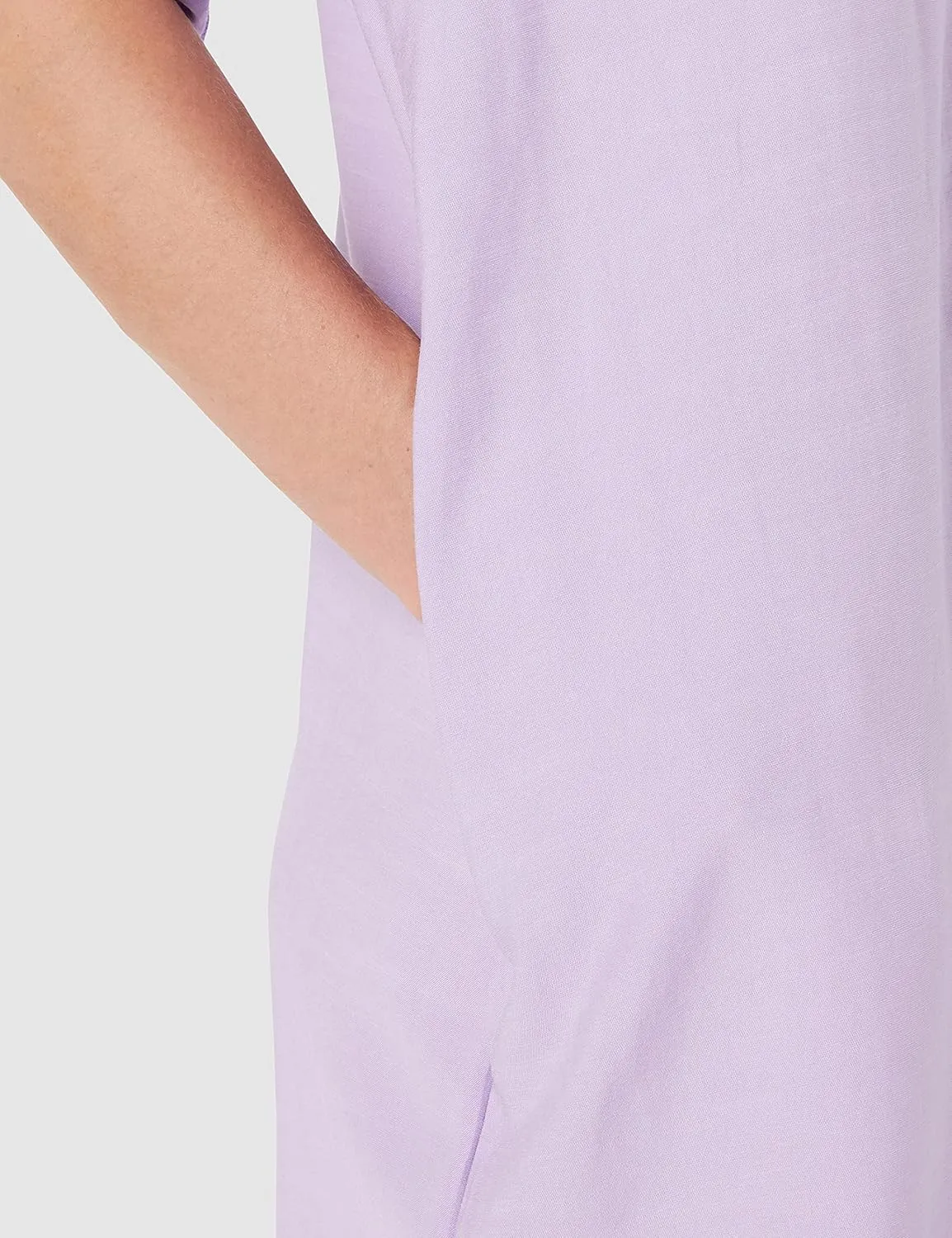 MANAIXUAN Women's Shirt Dress V Neck Long Sleeve Loose Casual with Pockets Front Button
