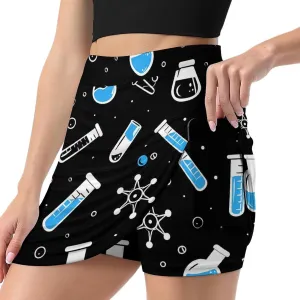Medical Chemical Sciences Women's Skort Athletic Skirt Golf Skorts A-line Skirts with Built-in Shorts Pockets