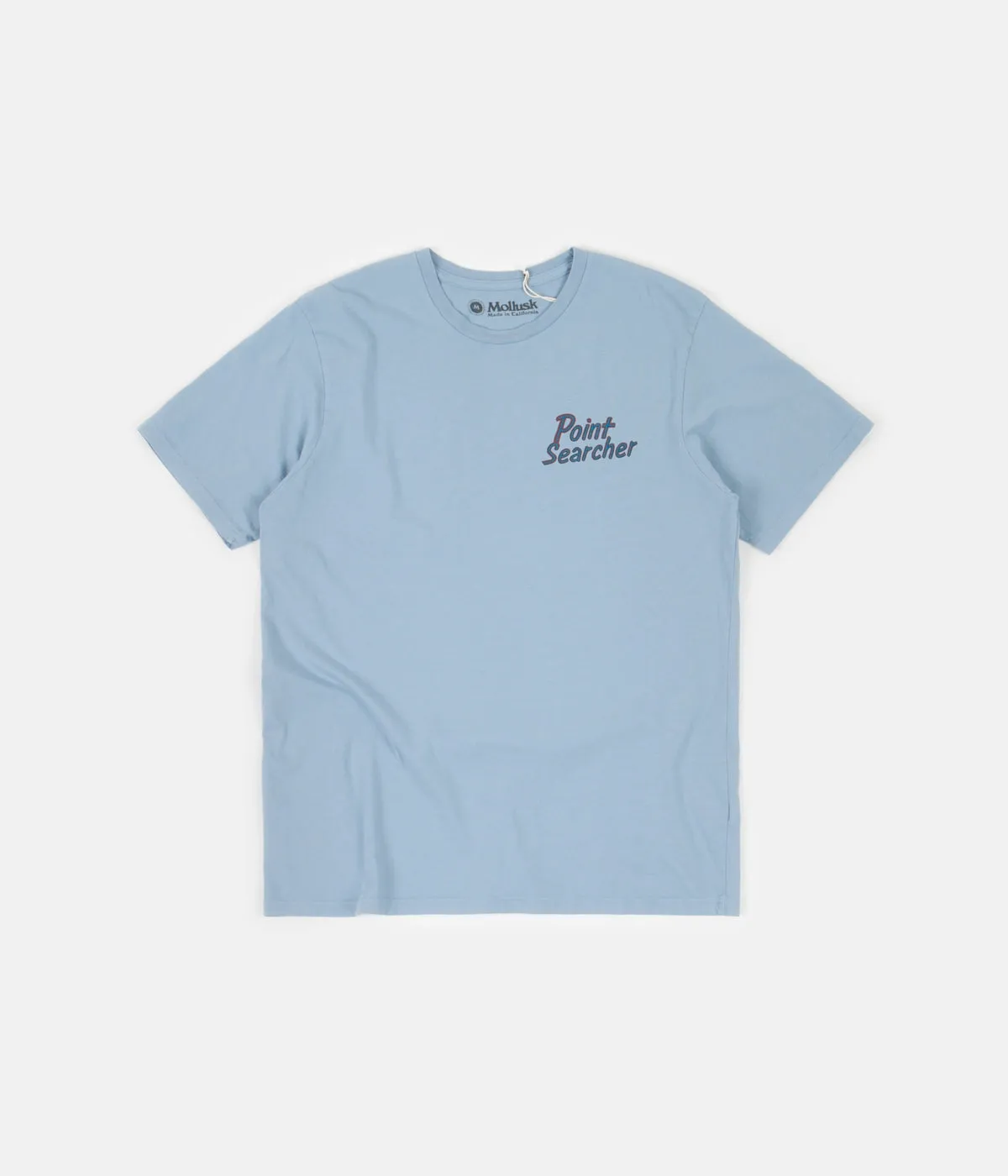 Mollusk Point Searcher T-Shirt - Light Indigo