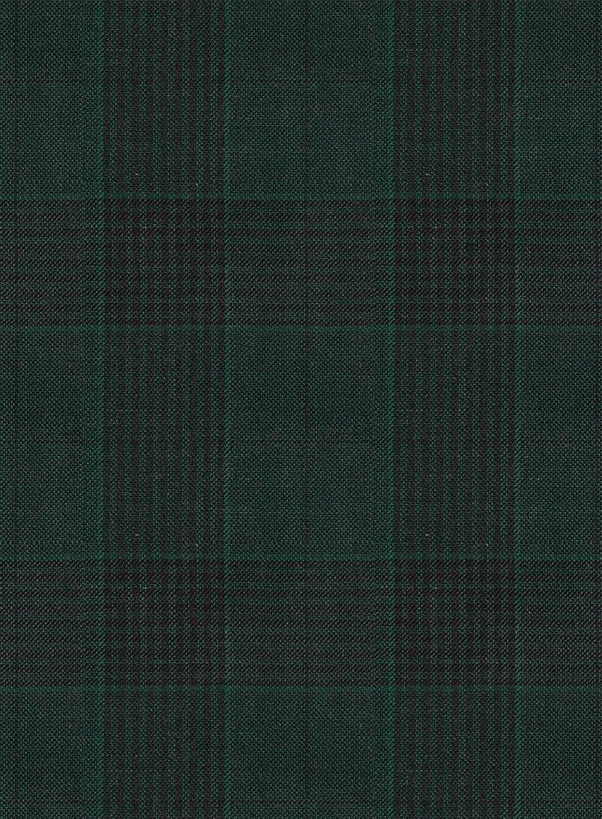 Napolean Devon Check Green Wool Jacket