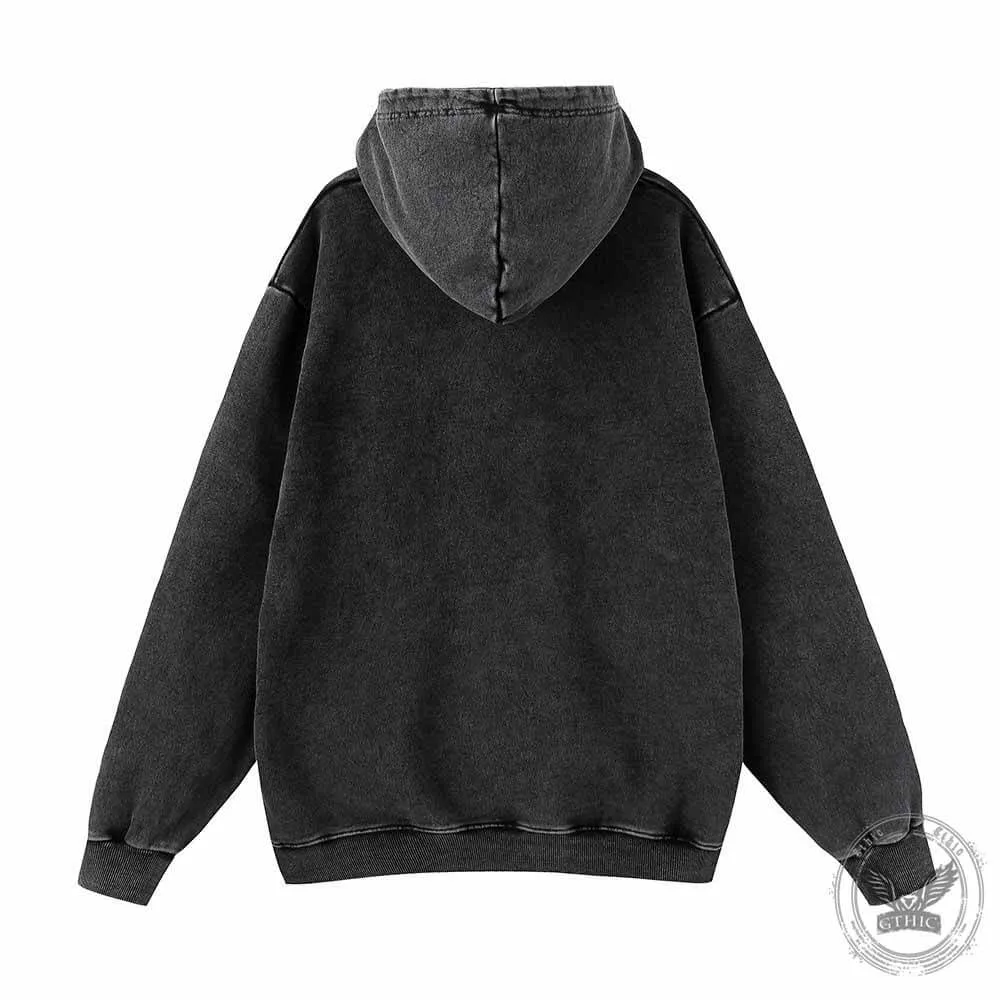 Never Underestimate An Old Man Motorcycle Hoodie