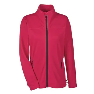 North End Women's Classic Red/Black Performance Fleece Jacket