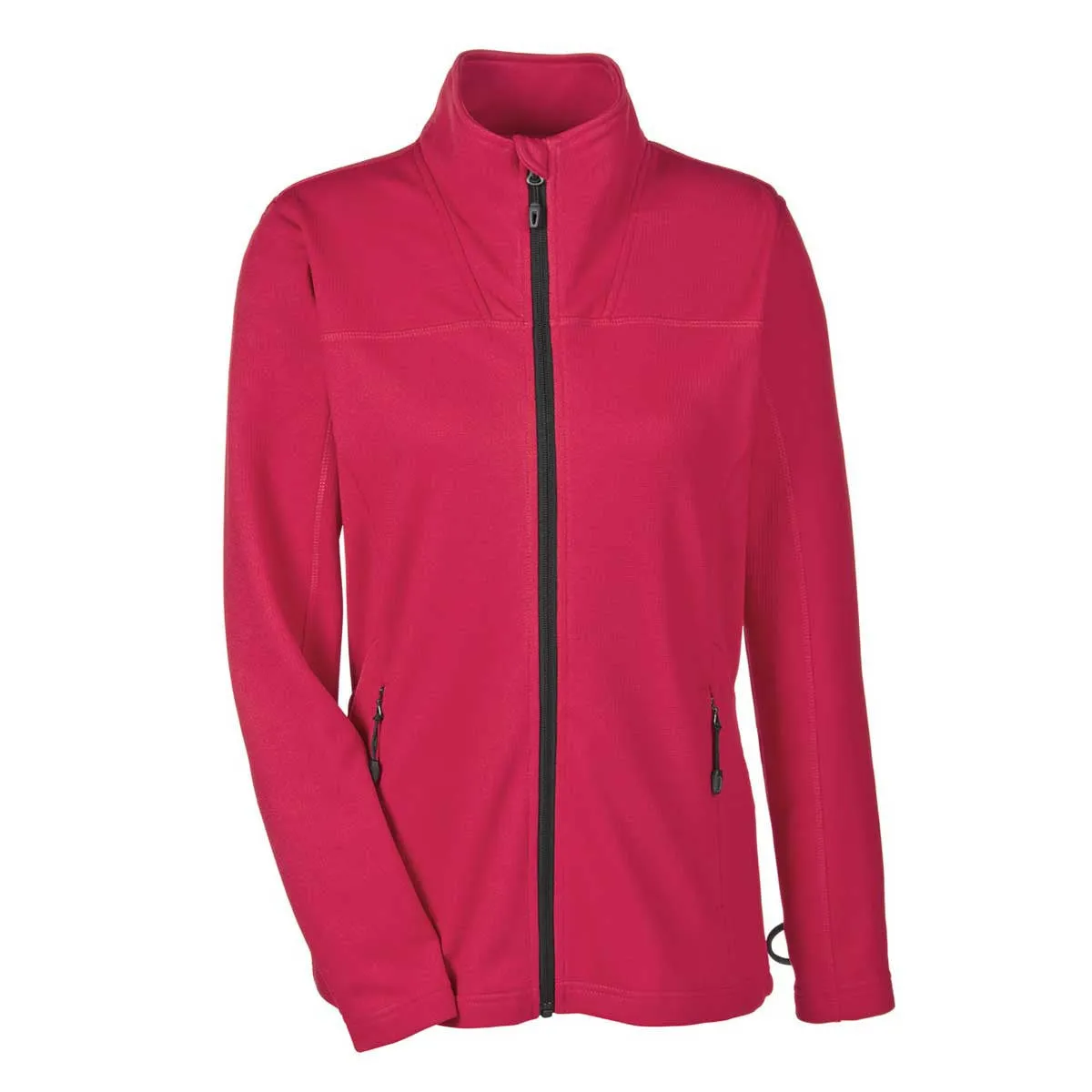 North End Women's Classic Red/Black Performance Fleece Jacket