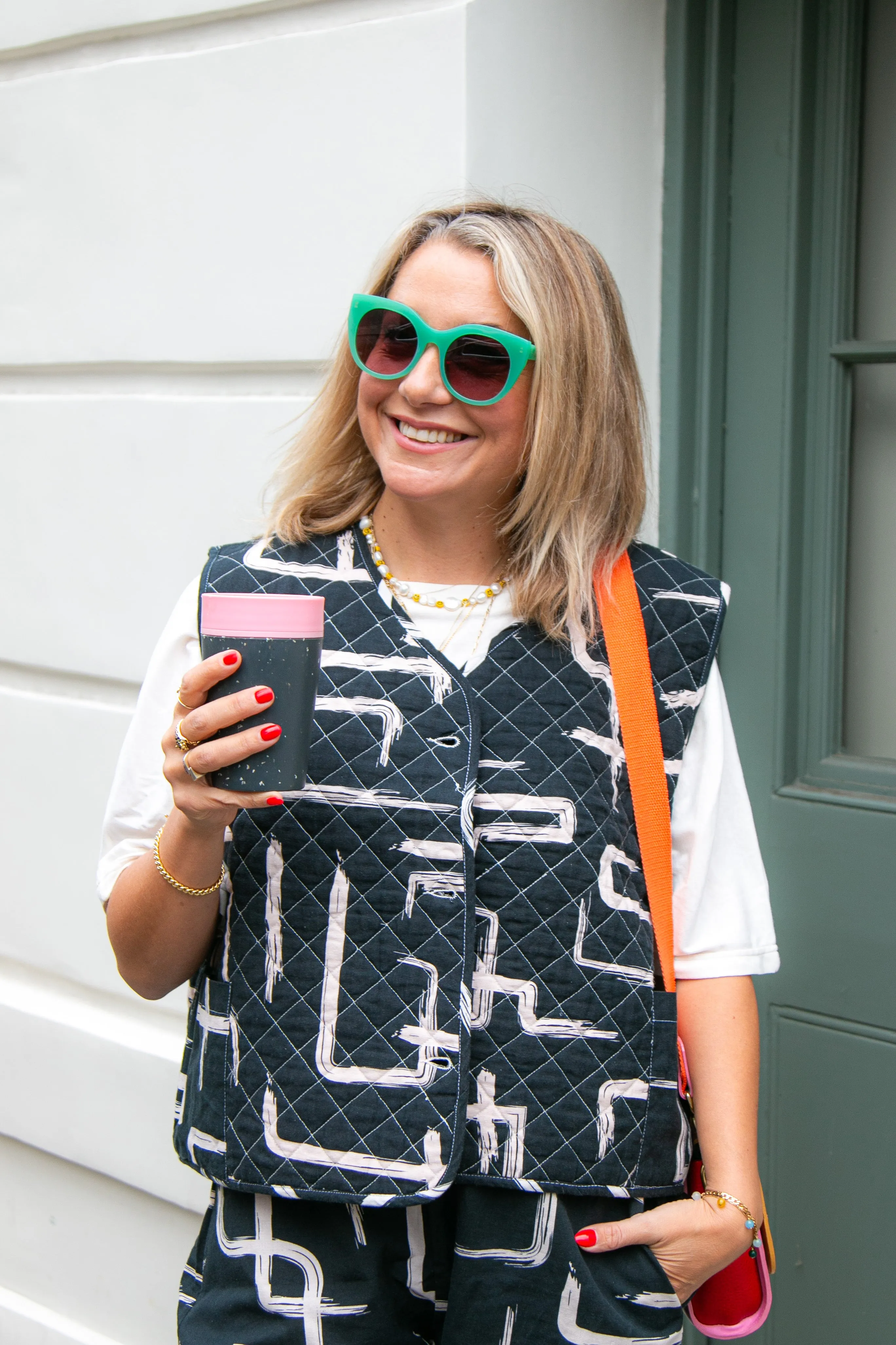 Organic Cotton & Linen Reversible Quilted Vest