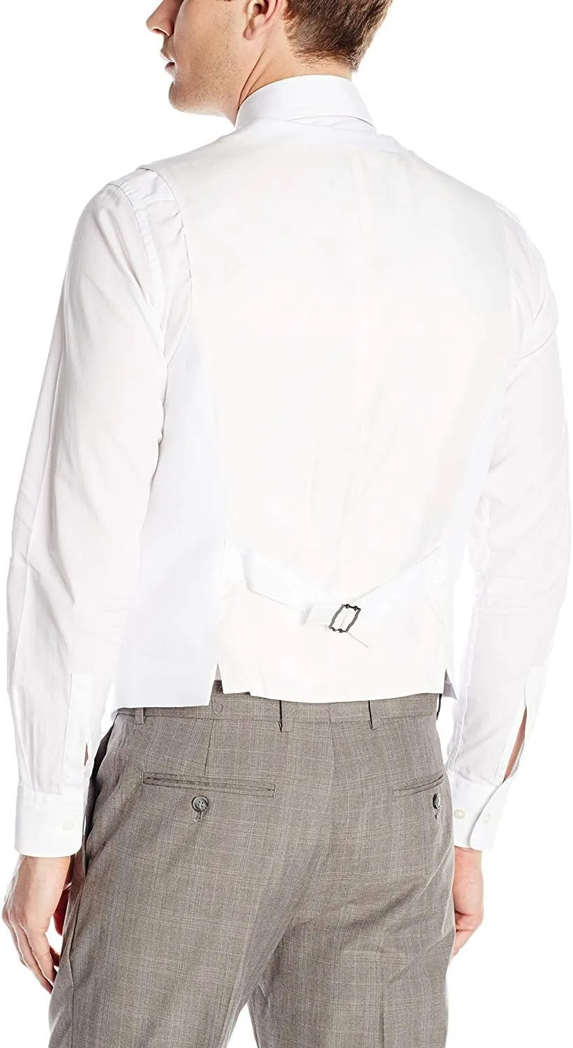 Perry Ellis Men's Linen Suit Vest