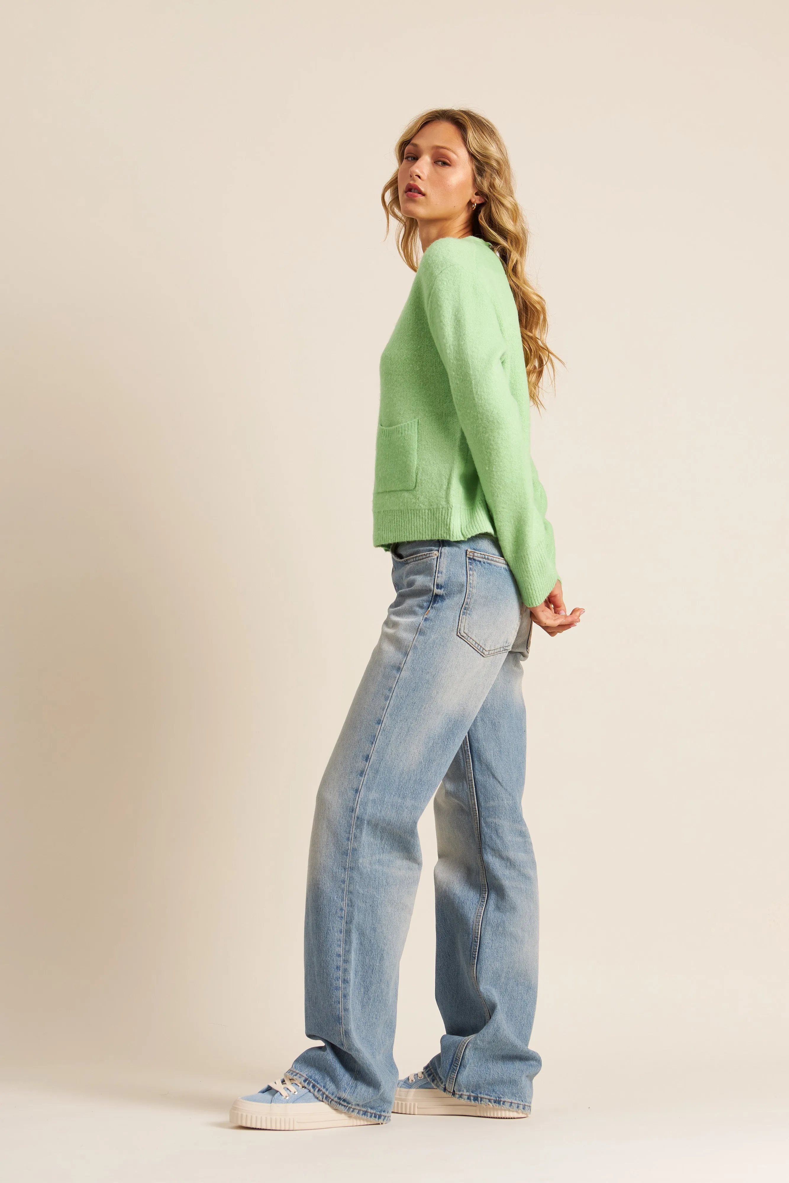 PIERRE CARDIGAN - PISTACHIO
