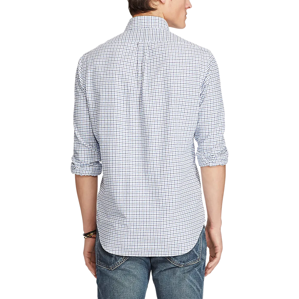 Polo Ralph Lauren Men’s Long Sleeve Plaid Sport Shirt – Classic Fit