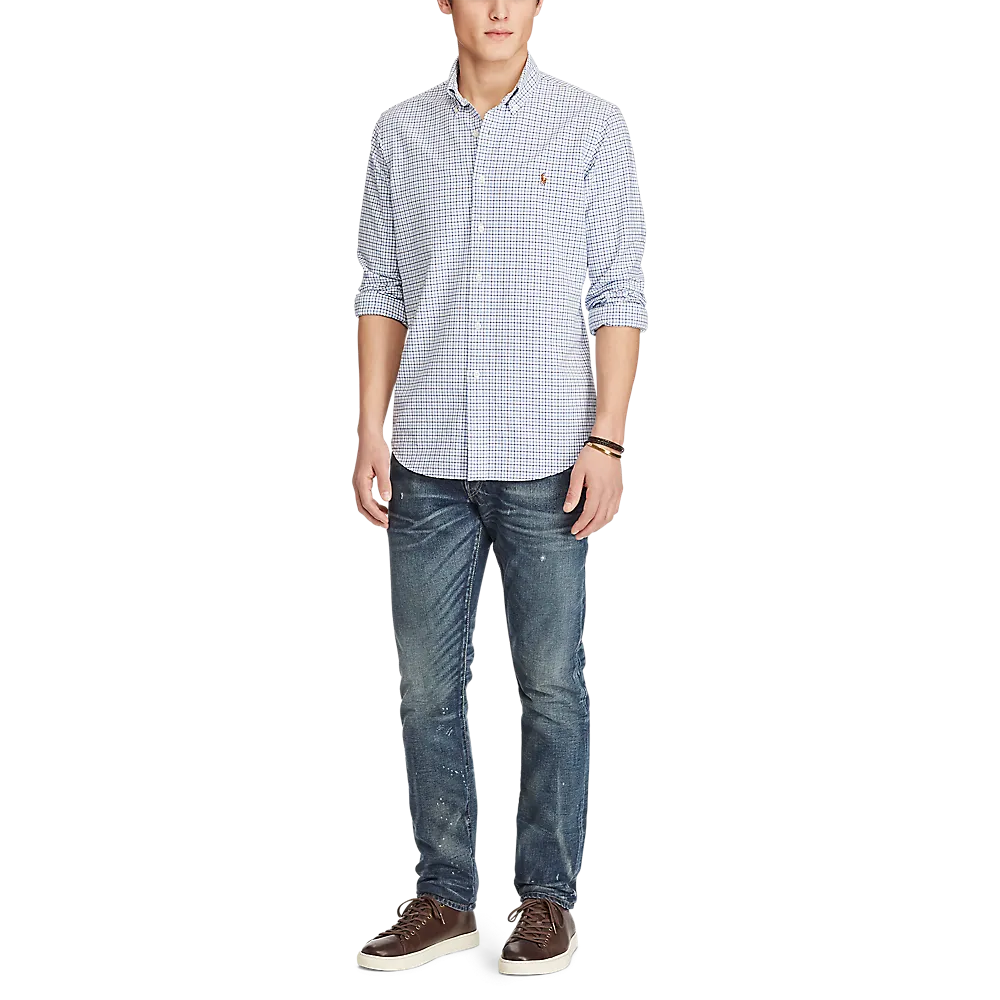 Polo Ralph Lauren Men’s Long Sleeve Plaid Sport Shirt – Classic Fit