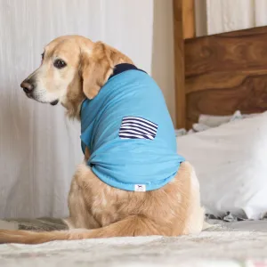 PoochMate Blue Pocket Dog T-Shirt