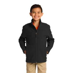 Port Authority Youth Black Core Soft Shell Jacket