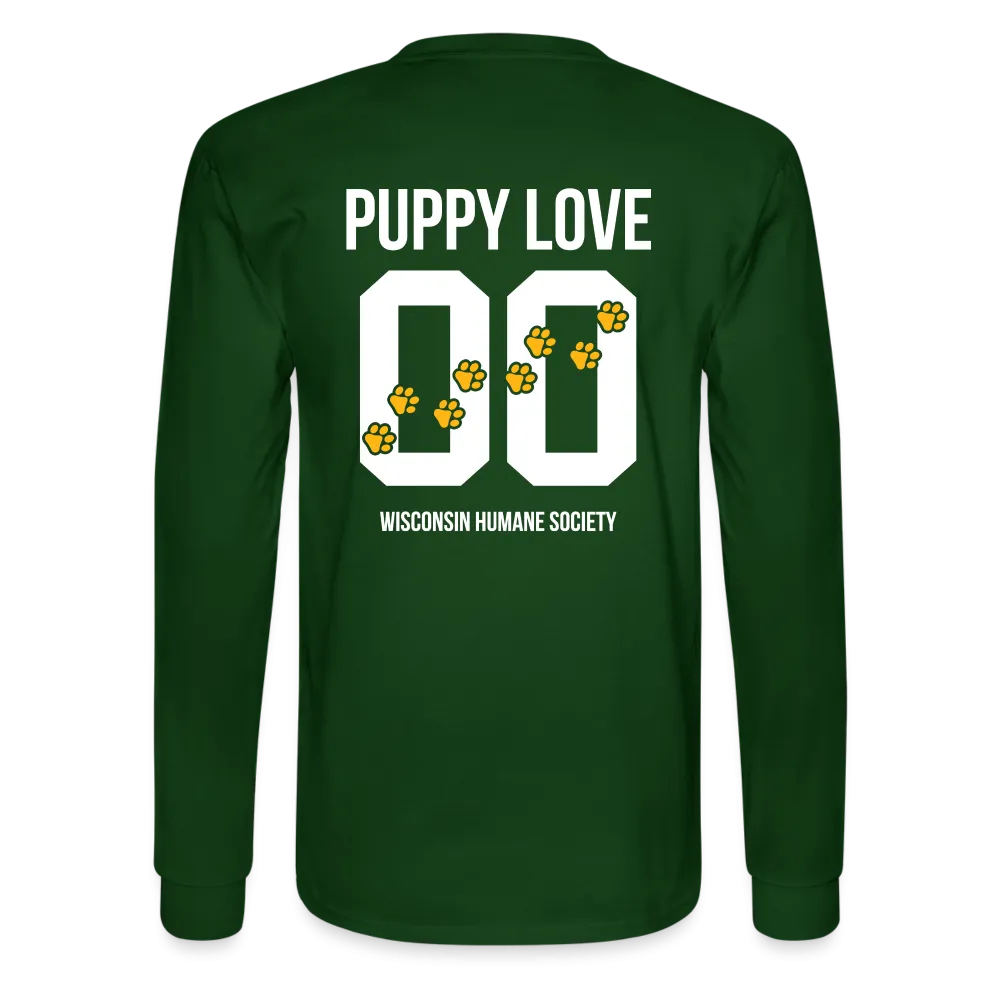 Puppy Love Classic Long Sleeve T-Shirt (Dark Colors)
