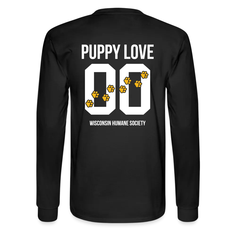 Puppy Love Classic Long Sleeve T-Shirt (Dark Colors)