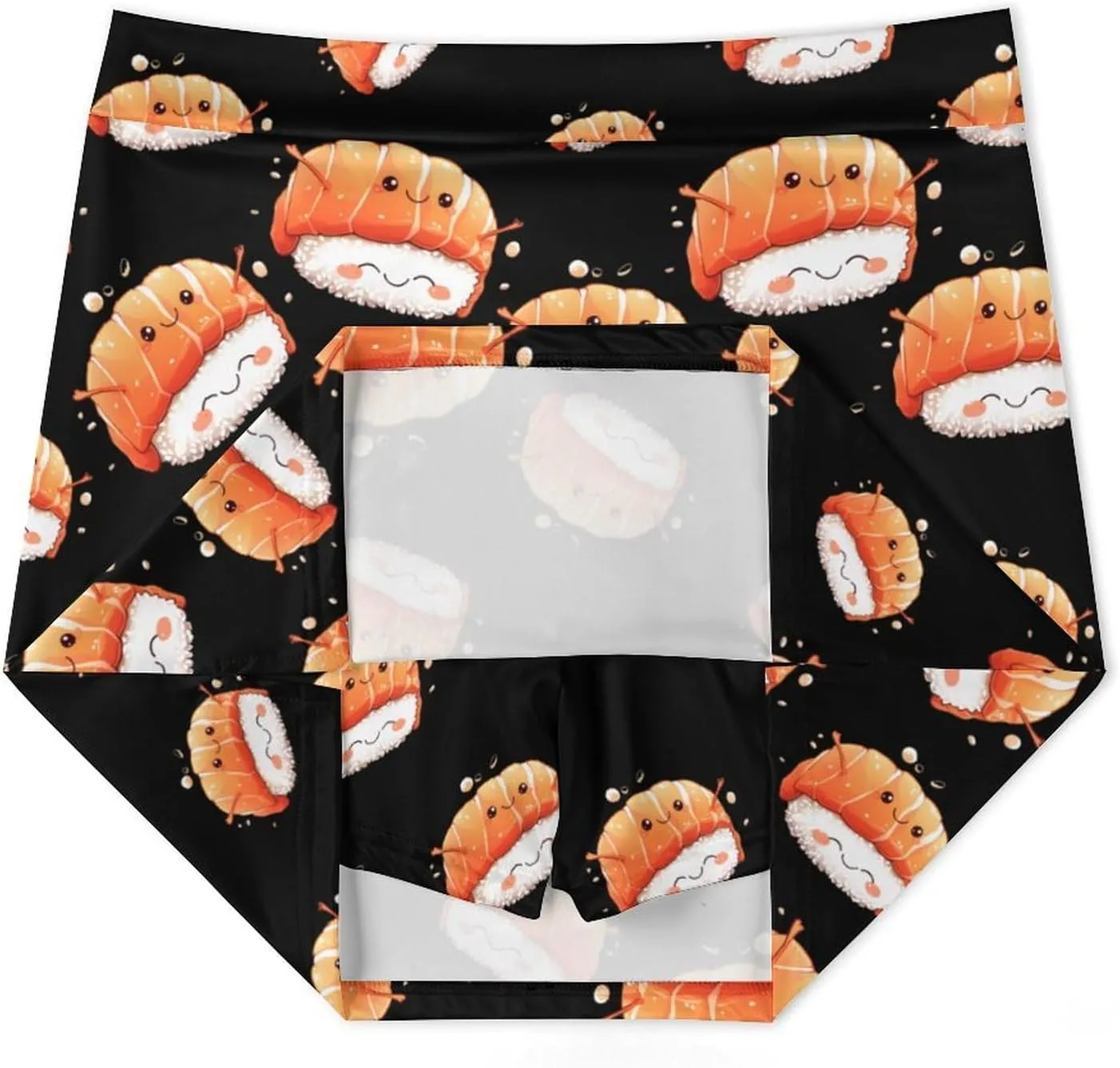 Salmon Sushi Hug Women's Skort Athletic Skirt Golf Skorts A-line Skirts with Built-in Shorts Pockets