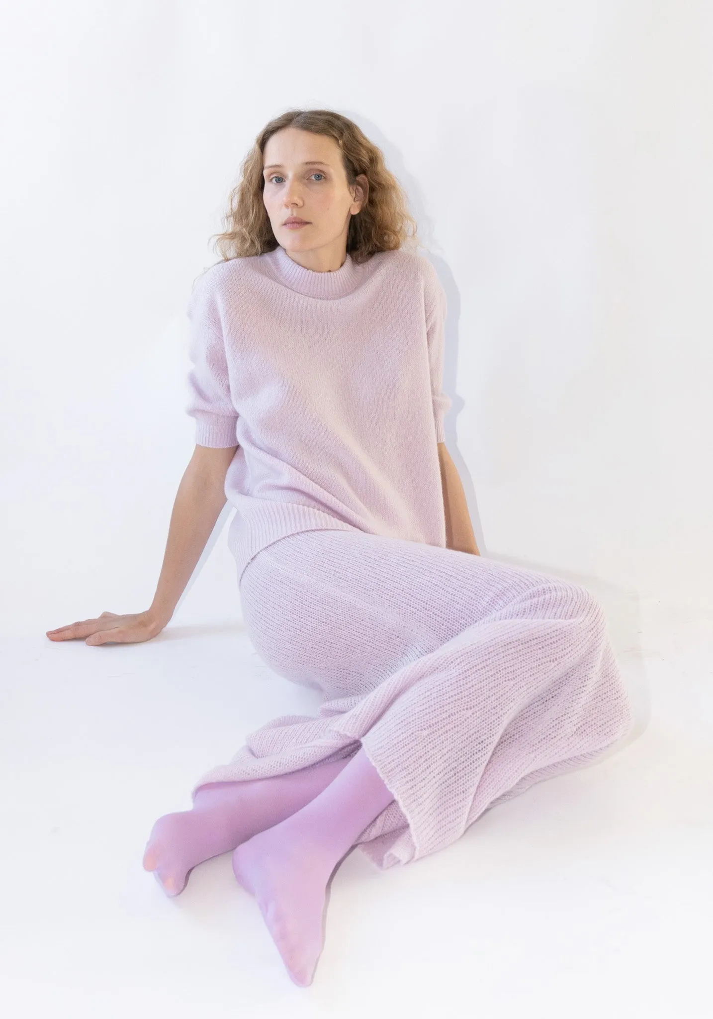 Siv Cashmere Sweater in Dahlia