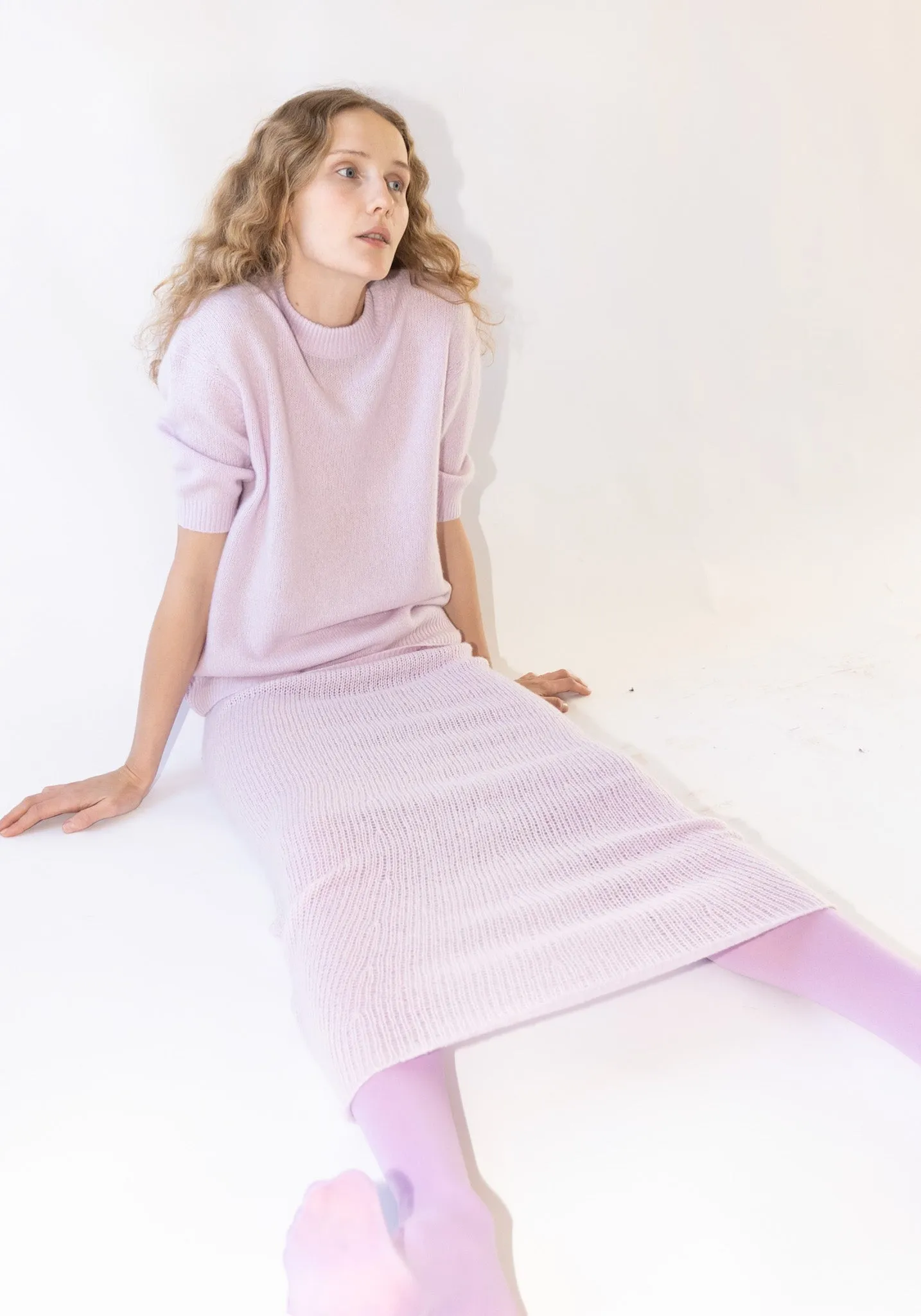 Siv Cashmere Sweater in Dahlia