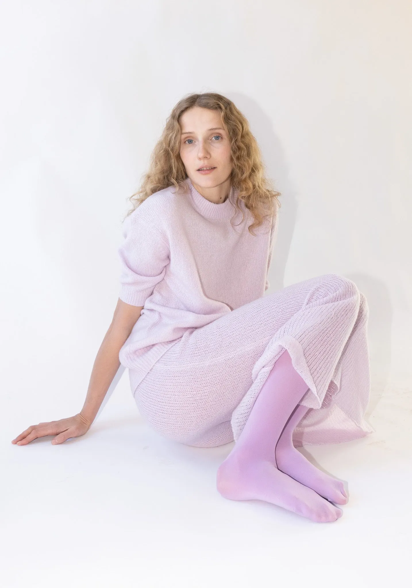 Siv Cashmere Sweater in Dahlia