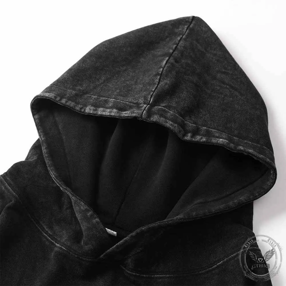Some Things Are Better Left Unsaid Vintage Washed Hoodie Sweatshirt