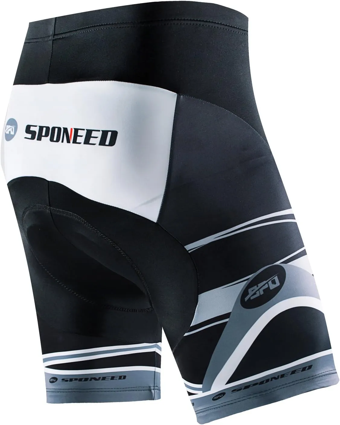 sponeed Men's Cycle Shorts Biking Pants Gel Padding Bicycle Ride Bottoms for Road Bikie