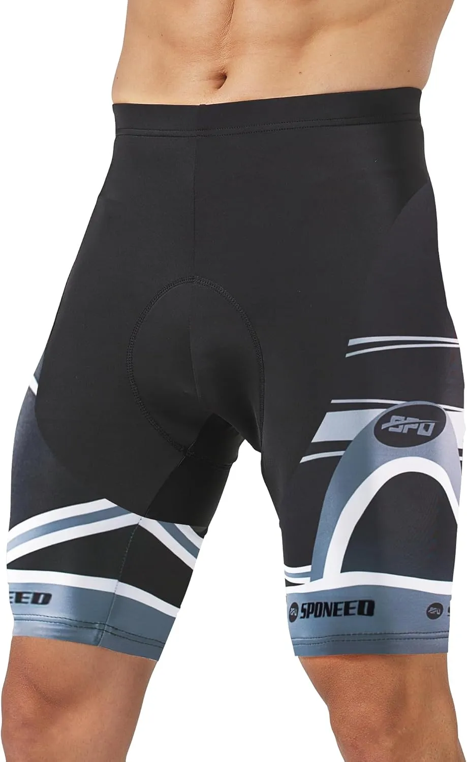 sponeed Men's Cycle Shorts Biking Pants Gel Padding Bicycle Ride Bottoms for Road Bikie