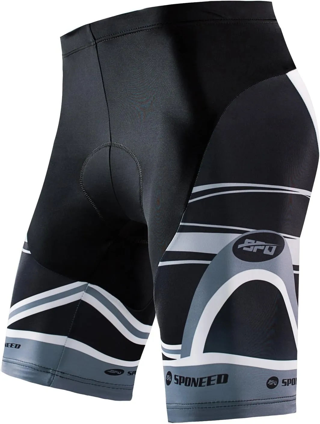 sponeed Men's Cycle Shorts Biking Pants Gel Padding Bicycle Ride Bottoms for Road Bikie