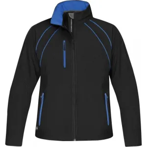 Stormtech Women's Black/Royal Crew Softshell