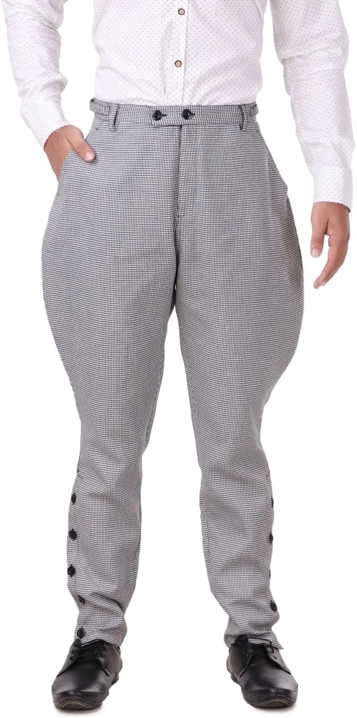 ThePirateDressing Steampunk Victorian Cosplay Costume Mens Archibald Jodhpur Pants Trousers C1326