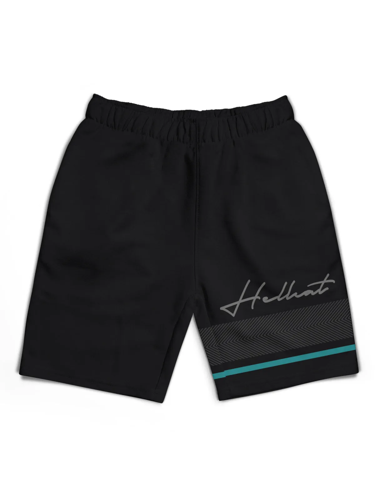Trendy Typographic With Branding Printed Shorts for Girls