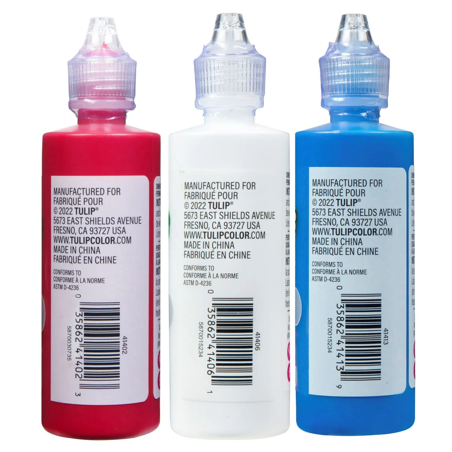 Tulip Puff Paint Shiny USA 4 fl. oz. 3 Pack
