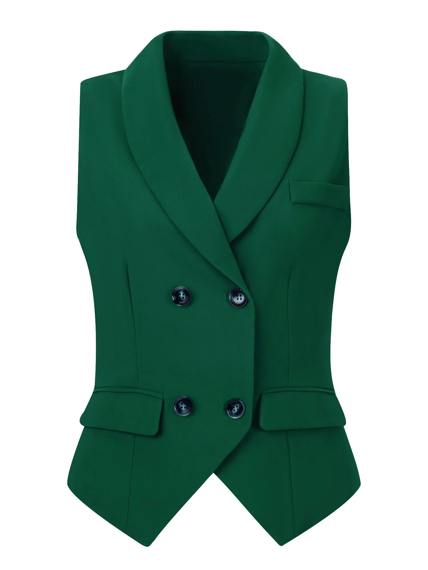 Waistcoat Lapel Collar Dressy Versatile Racerback Suit Vest